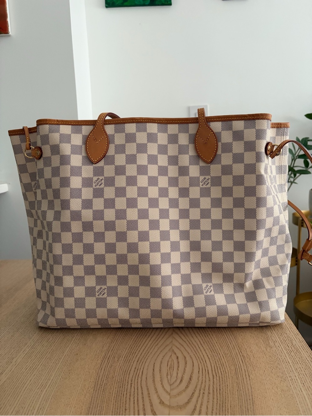 Louis Vuitton Neverfull GM Damier Azur Tote